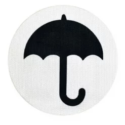 Χαλάκι Ονυχοδρόμιο Pet Interest Cat Paper Scratcher Umbrella White Λευκό 42x42x1.8cm