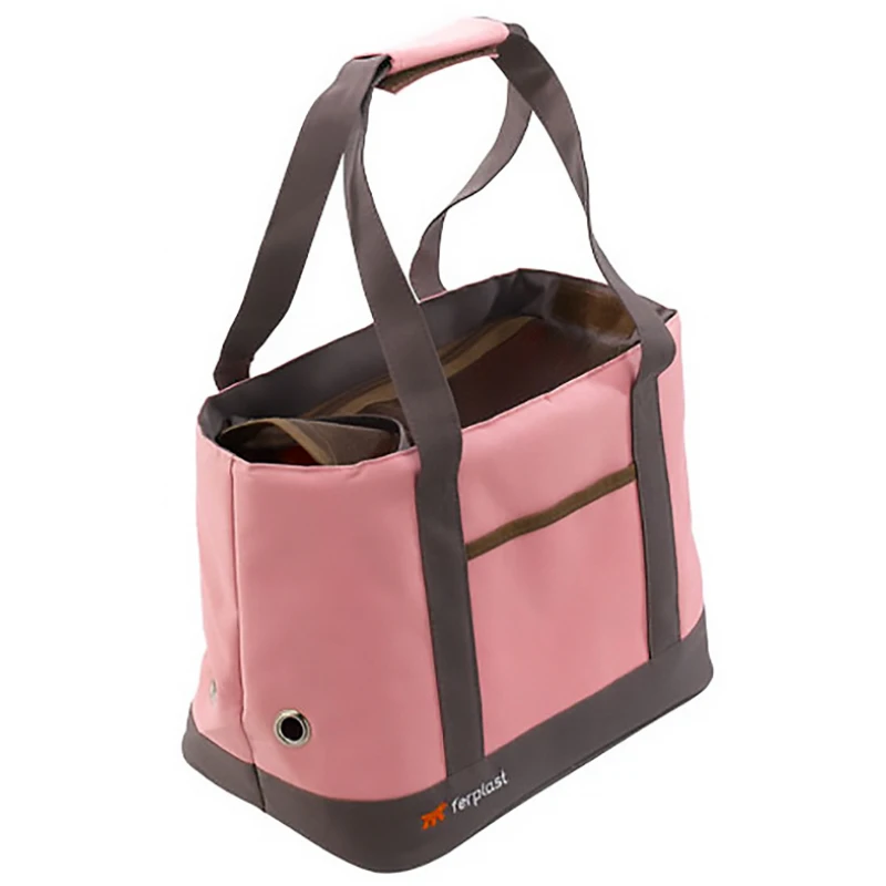 Τσάντα Μεταφοράς Σκύλου & Γάτας Malibu Της Ferplast Σε Χρώμα Ροζ (33x21,5x24cm)