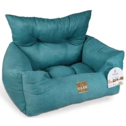 Καναπές Κρεβάτι Σκύλου και Γάτας Kerkyra 70x65x13x45cm Πετρόλ