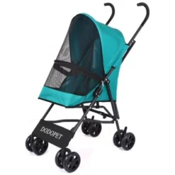 OEM Καρότσι μεταφοράς Σκύλου ή Γάτας με 4 ρόδες 40x29x53cm Πράσινο