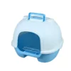 Κλειστή Τουαλέτα Γάτας Cat Toilet Box - Rear Opening With Charcoal Bag Blue 50x41x39cm Μπλε -Προμήθειες Για Κατοικίδια Κατάστημα πωλήσεων kleisti toyaleta gatas cat toilet box rear opening with charcoal bag blue 50x41x39cm mple petshop88 1 800x800 1