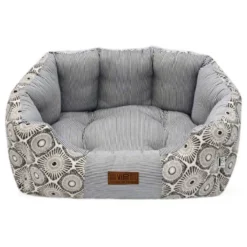 Κρεβατάκι Σκύλου και Γάτας V.I.Pets Comfy Αχινός Καφέ Ριγέ 86x72cm