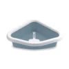 Λεκάνη Γάτας Ανοιχτή Stefanplast Sprint Corner 40x56x14h Cm με φτυαράκι Μπλε -Προμήθειες Για Κατοικίδια Κατάστημα πωλήσεων lekani gatas anoichti stefanplast sprint corner 40x56x14h cm mple petshop88 800x800 1
