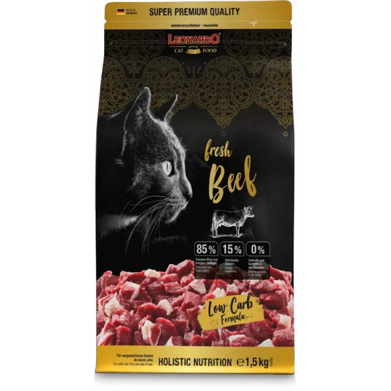 Leonardo Adult Fresh Beef Grain Free 1,5kg 3 Leonardo Adult Fresh Beef Grain Free 1,5kg