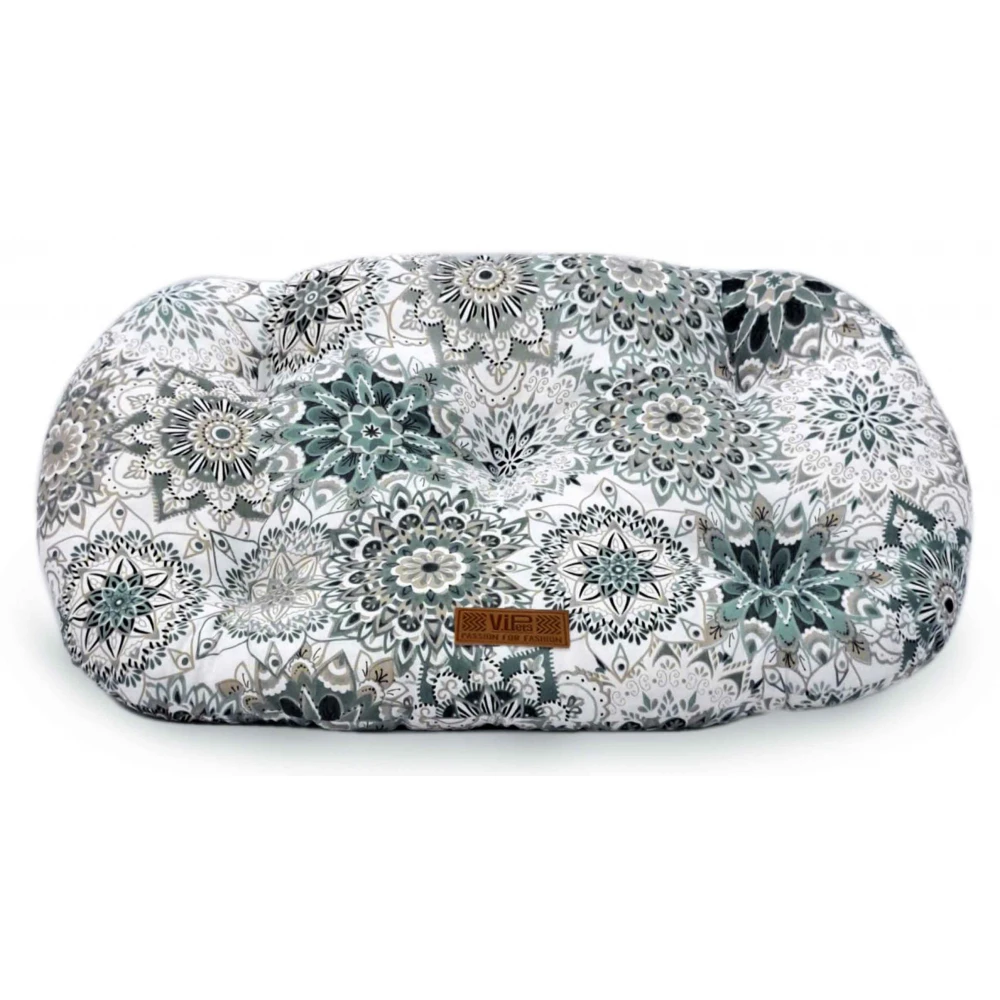 Μαξιλάρι Οβάλ Πουφ Σκύλου και Γάτας V.I.Pets Chill Λουλούδια Φυστικί Μπεζ 81x53cm 4 Μαξιλάρι Οβάλ Πουφ Σκύλου και Γάτας V.I.Pets Chill Λουλούδια Φυστικί Μπεζ 81x53cm - Image 2