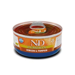 N&D Cat Venison & Pumpkin Wet Food 70gr (12τμχ) 7 N&D Cat Venison & Pumpkin Wet Food 70gr (12τμχ) -Προμήθειες Για Κατοικίδια Κατάστημα πωλήσεων n and d cat venison and pumpkin wet food 80gr 6 6 doro petshop88 1 1000x1000h