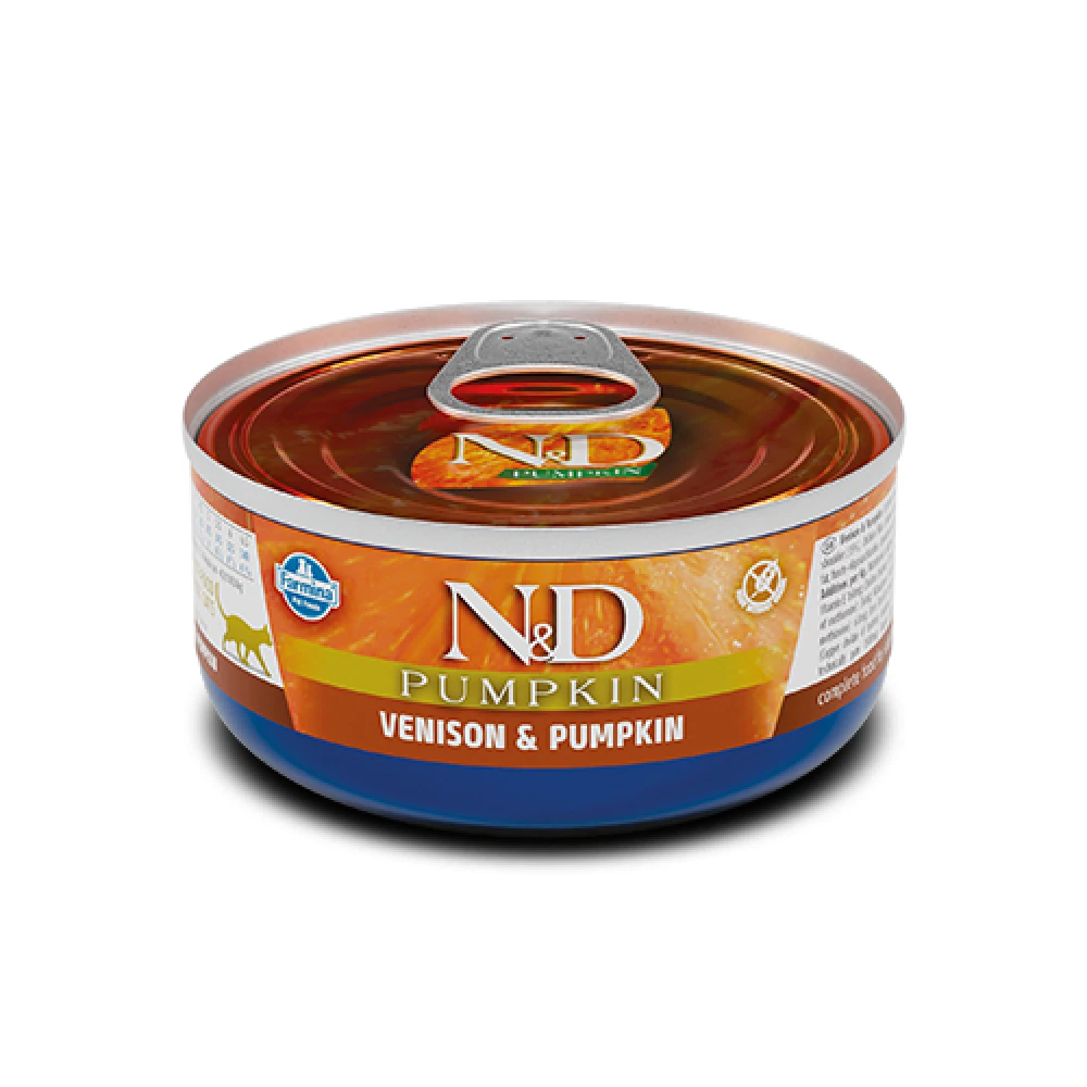 N&D Cat Venison & Pumpkin Wet Food 70gr (12τμχ) 5 N&D Cat Venison & Pumpkin Wet Food 70gr (12τμχ) - Image 3