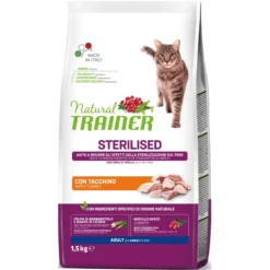 Natural Trainer Cat Adult Sterilized Γαλοπούλα 3kg