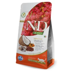 N&D Cat Quinoa Skin & Coat Herring 1,5kg -Προμήθειες Για Κατοικίδια Κατάστημα πωλήσεων nd quinoa skin coat herring 1000x1000h