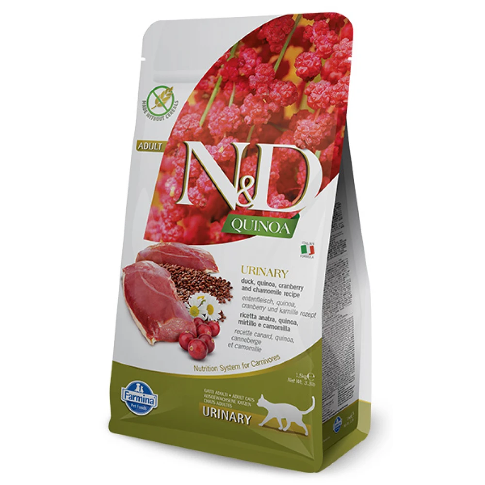 N&D Cat Quinoa Urinary Duck 1,5kg 4 N&D Cat Quinoa Urinary Duck 1,5kg - Image 2