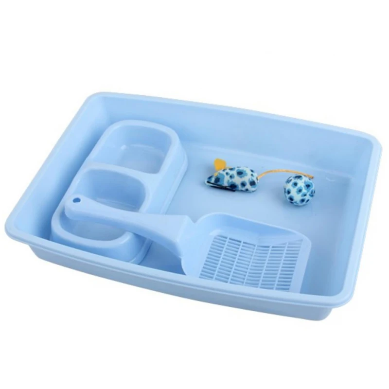 Pawise Τουαλέτα Γάτας - Starter Kit Kitten Blue 36,5x27x6,5cm 3 Pawise Τουαλέτα Γάτας - Starter Kit Kitten Blue 36,5x27x6,5cm