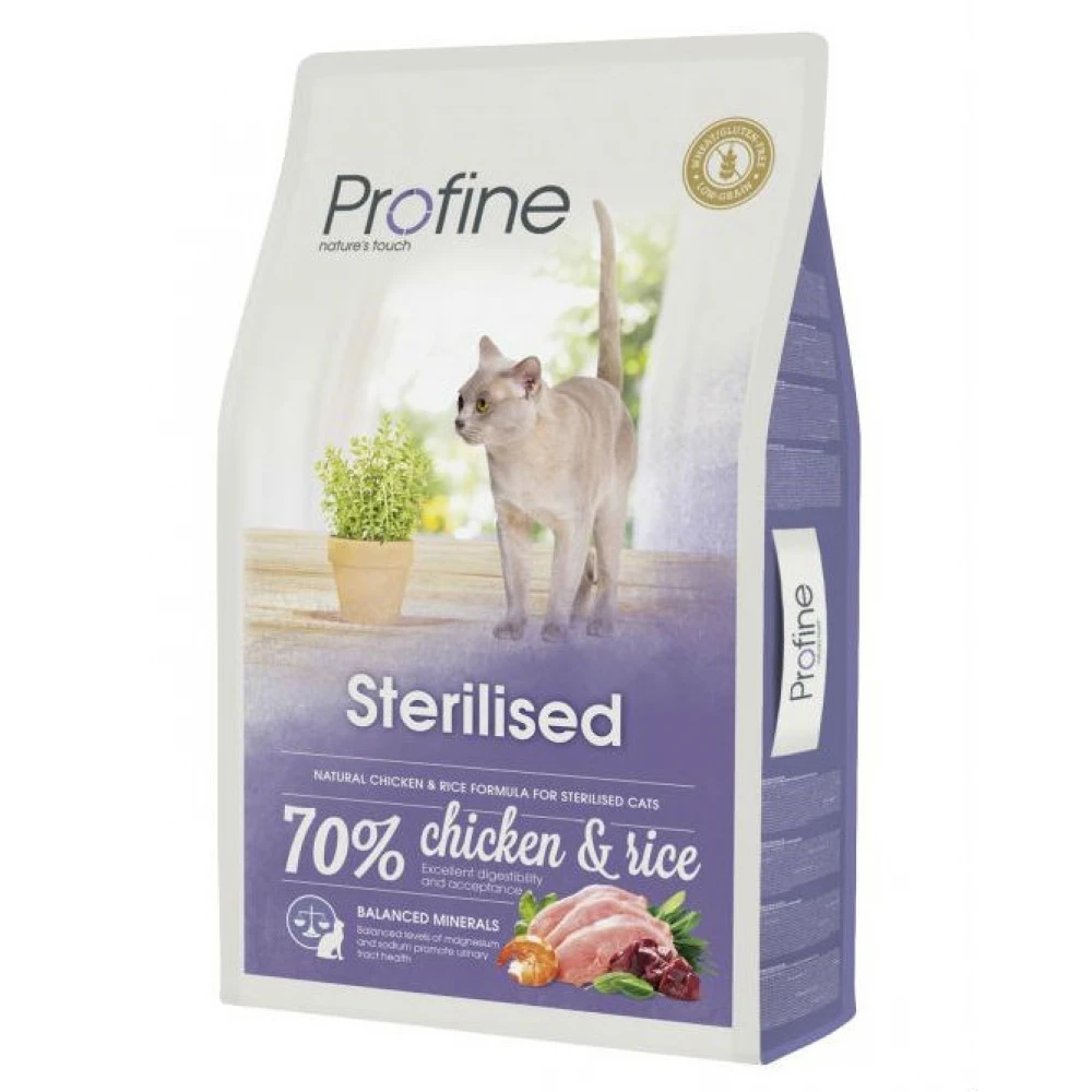 Profine Γάτας Sterilized Chicken Rice 10kg 4 Profine Γάτας Sterilized Chicken Rice 10kg - Image 2
