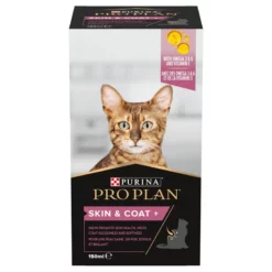 Purina Pro Plan Cat Skin & Coat + Συμπλήρωμα Διατροφής Γάτας για Δέρμα και Τρίχωμα σε Έλαιο 150ml