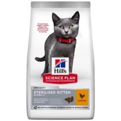 Hills Hill's Science Plan Kitten Sterilised Healthy Development Για Γάτες Με Κοτόπουλο 1,5kg