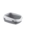 Stefanplast Τουαλέτα Γάτας Queen 71x55x24.5h Γκρι -Προμήθειες Για Κατοικίδια Κατάστημα πωλήσεων toyaleta gatas queen 71x55x24 5h cm gkri petshop88 800x800 1