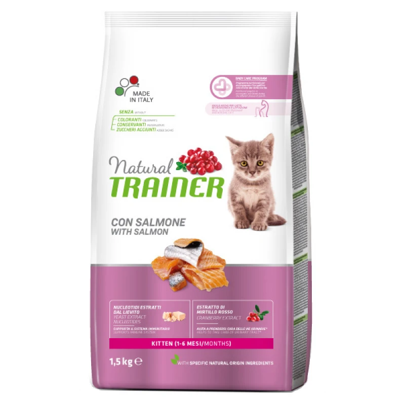 Natural Trainer Kitten Σολομός 1,5kg 3 Natural Trainer Kitten Σολομός 1,5kg