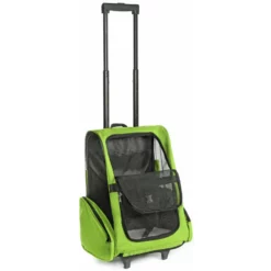OEM Τρόλλει Μεταφοράς Σκύλου ή Γάτας με Δίχτυ Πράσινο 42x50cm