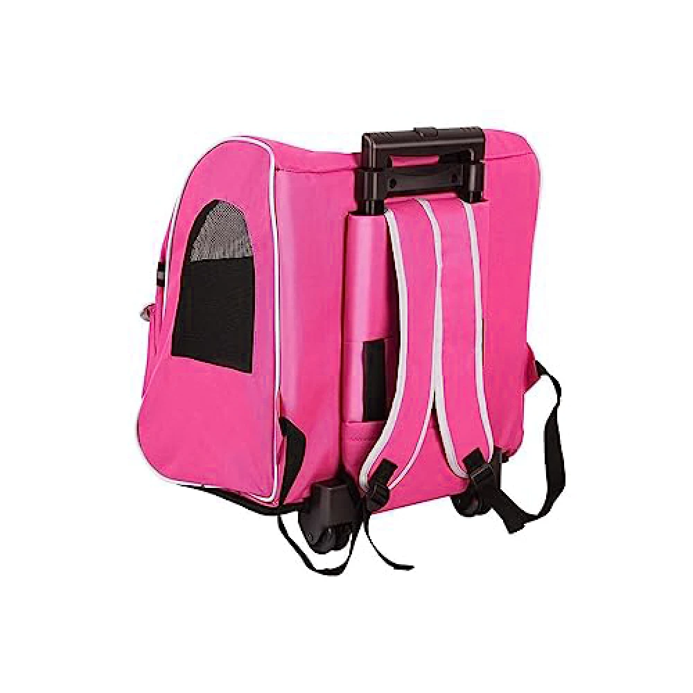 OEM Τρόλλει Τσάντα Μεταφοράς Σκύλου ή Γάτας 45x34x46cm Ροζ 5 OEM Τρόλλει Τσάντα Μεταφοράς Σκύλου ή Γάτας 45x34x46cm Ροζ - Image 3
