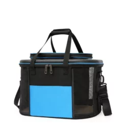 Τρόλλει Βαλιτσάκι Μεταφοράς Σκύλου ή Γάτας Denik με Δίχτυ Μπλε 45x30x33cm -Προμήθειες Για Κατοικίδια Κατάστημα πωλήσεων trollei valitsaki metaforas skuloy i gatas me dichty mple 45x30x33cm petshop88 2 1000x1000w