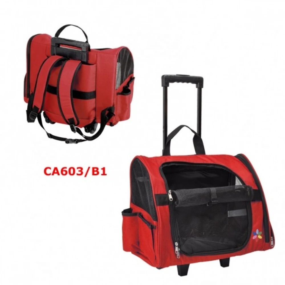 Τσάντα Μεταφοράς Σκύλου Ή Γάτας "maxi" Της Camon 43x26x36cm Κόκκινη 4 Τσάντα Μεταφοράς Σκύλου Ή Γάτας "maxi" Της Camon 43x26x36cm Κόκκινη - Image 2