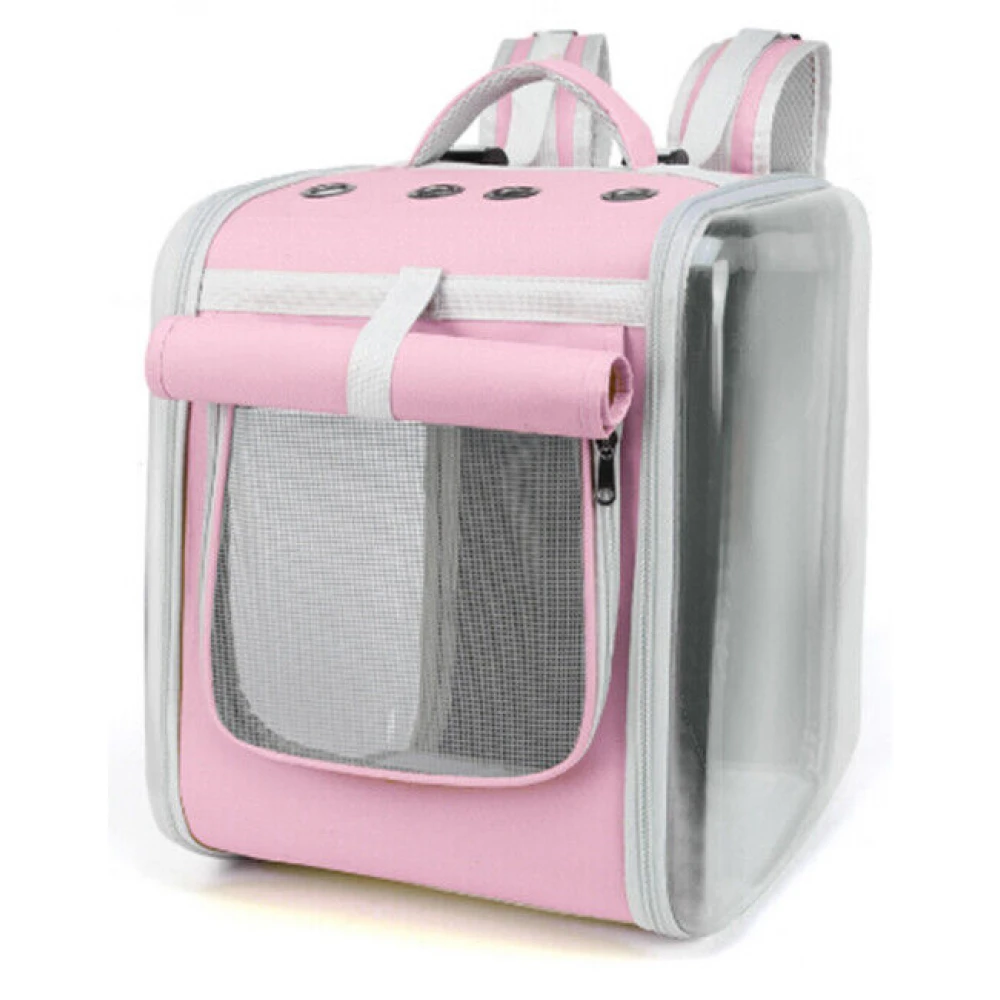 Τσάντα Πλάτης Μεταφοράς Κατοικιδίου Denik Pets Foldable Mesh Ροζ 32x34x40cm 4 Τσάντα Πλάτης Μεταφοράς Κατοικιδίου Denik Pets Foldable Mesh Ροζ 32x34x40cm - Image 2