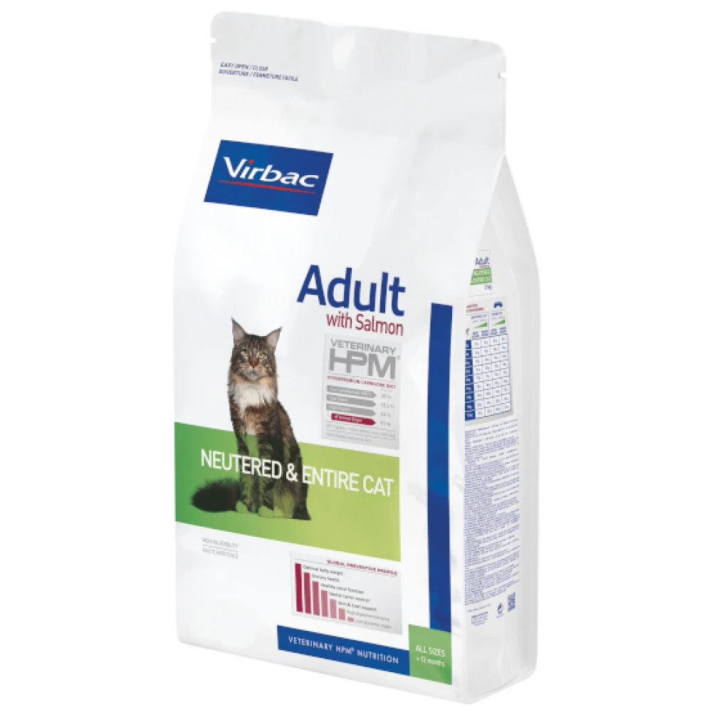 Ξηρά Τροφή Γάτας Virbac Adult Neutered & Entire Cat 1,5kg με σολομό 4 Ξηρά Τροφή Γάτας Virbac Adult Neutered & Entire Cat 1,5kg με σολομό - Image 2