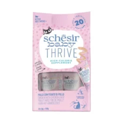 Υγρή Τροφή Γάτας Grain Free Schesir Baby Cat Thrive Mousse 20x8gr Κοτόπουλο με Συκώτι