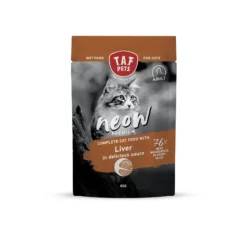 Υγρή Τροφή Γάτας Taf Neow Adult Cat Premium Wet Food Liver με Συκώτι 24x80gr